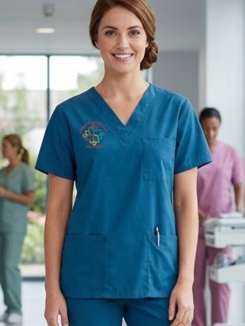 Green Town Uniform Top